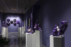 曹雅薇个展-紫色星球现场5